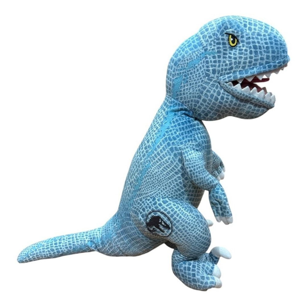 Jurassic World T-Rex Dinosaur Plush Stuffed Animal Blue Universal Studios Toy